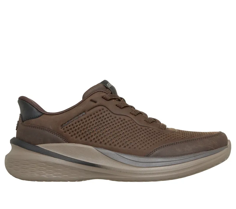 Skechers Slip-ins Relaxed Fit: Slade 2.0 “Waybound Sneaker Brown” (211392CHOC)