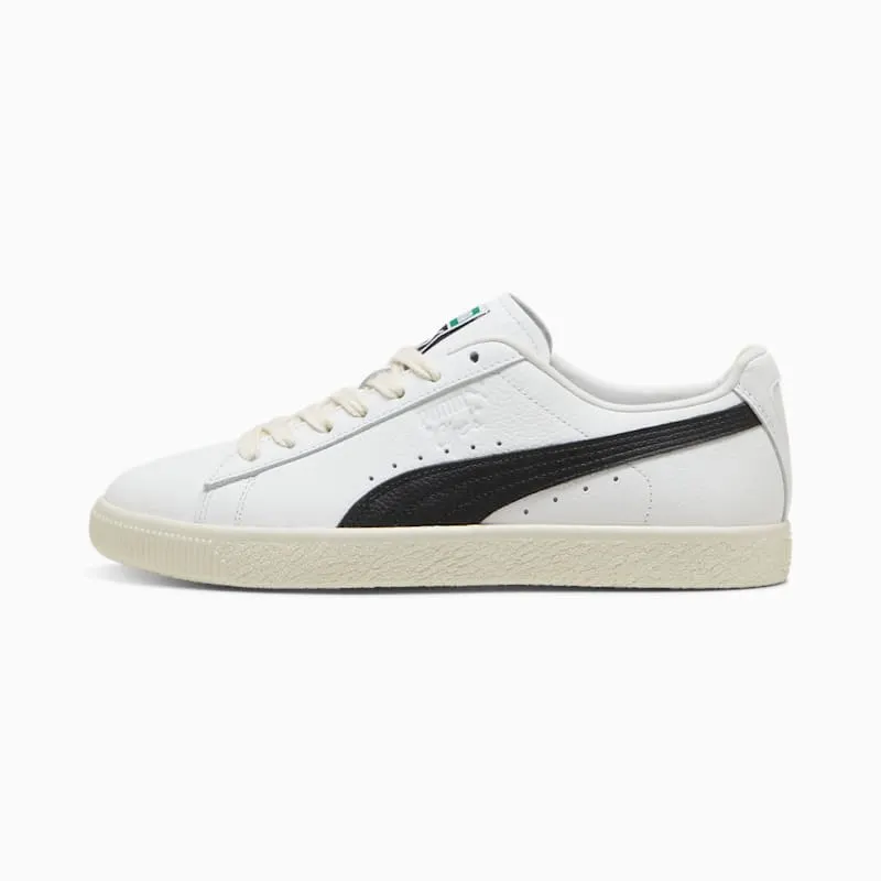 Puma Clyde Leather “White Black” (398703-01)