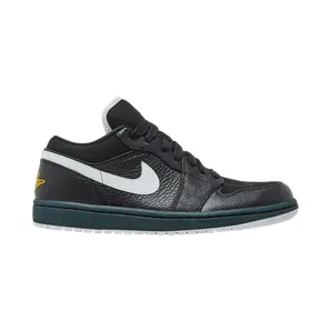 Air Jordan One Low Black / Taxi Dark Pine White (350571-072)