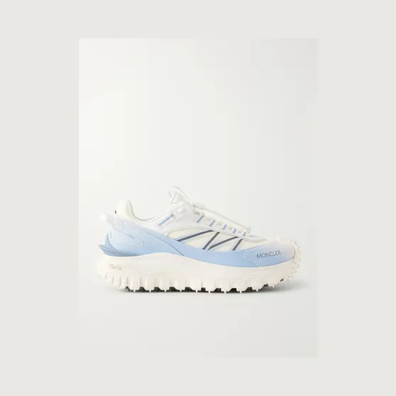 Moncler Trailgrip GTX Leather-Trimmed Mesh and Canvas Sneakers White (4M002-80-M8443-)
