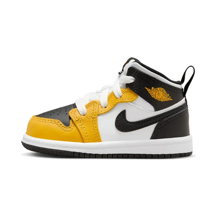 Air Jordan 1 Mid TD “Yellow Ochre / White / Black” (DQ8425-701)