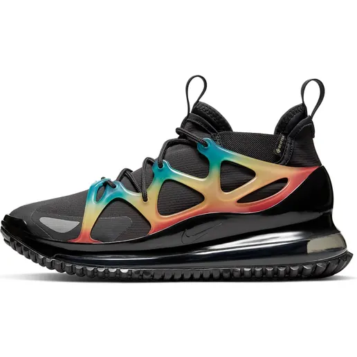 Nike Air Max 720 Horizon Black Rainbow “Off-Noir / Laser Orange / Teal Nebula / Cosmic Clay” (BQ5808-003)