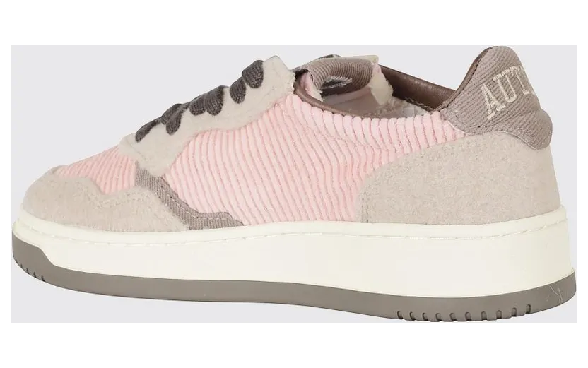 Autry Medalist Low Sneakers for in Leather and Suede with a Bicolor Design Pink (AULWV101) (2)