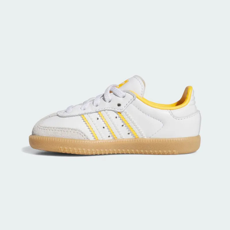 adidas Samba OG Crystal White Cloud White Crew Yellow (IH5642)