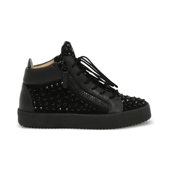 Giuseppe Zanotti ‘Kriss’ High-Top-Sneakers “Black” (RS7035001)