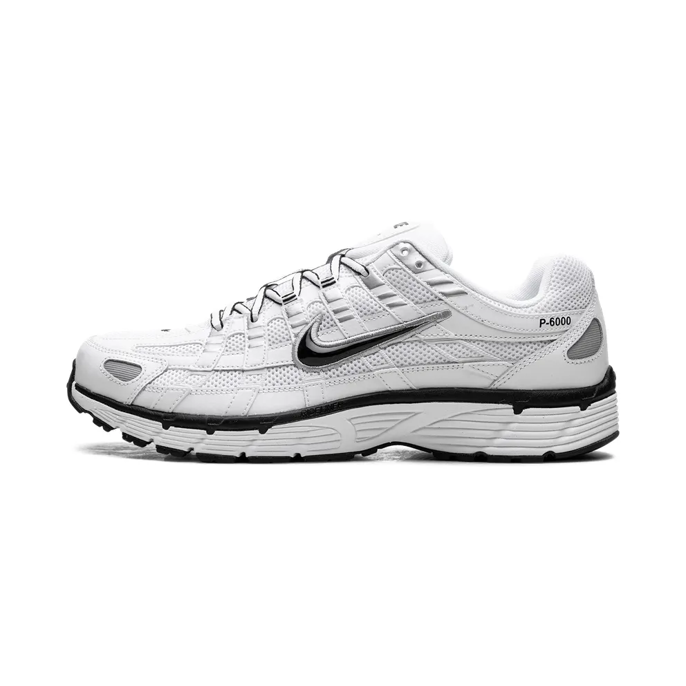 Nike P-6000 “White Metallic Silver Black” (CD6404-107)