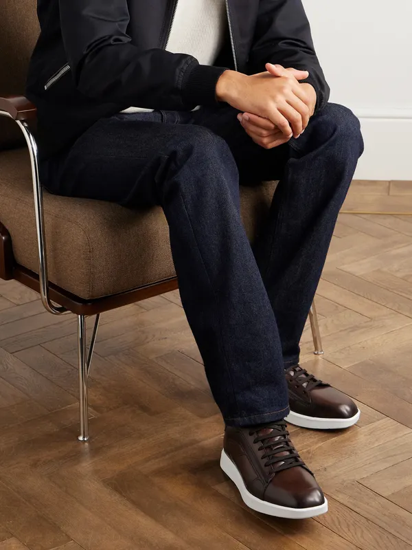 Berluti Stellar Venezia Leather Dark brown (S6490-001)