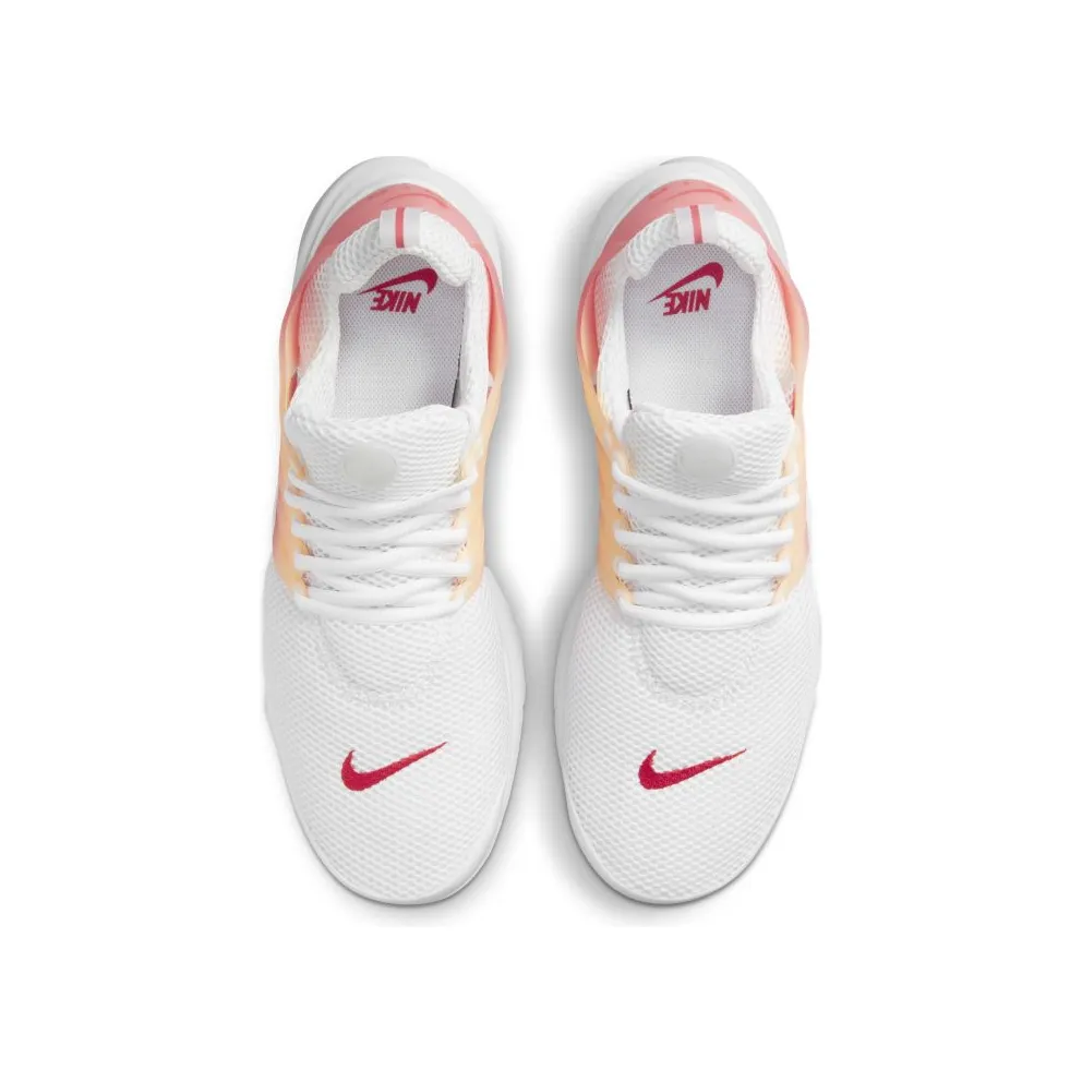Nike Air Presto “White / Melon Tint / Atomic Pink / Habanero Red” (DM2837-100)