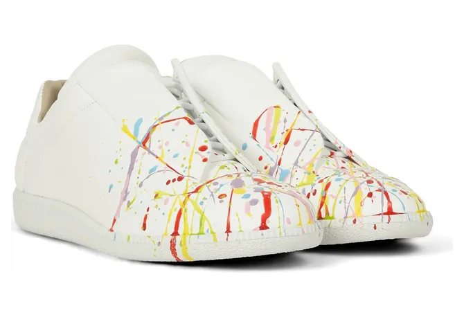 Maison Margiela Future Paint-splatter “White/Multicolour” (P7798 S57WS0554 H2141) (4)
