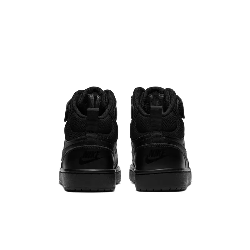 Nike Court Borough Mid 2 Older Kids’ Black (CD7782-001)