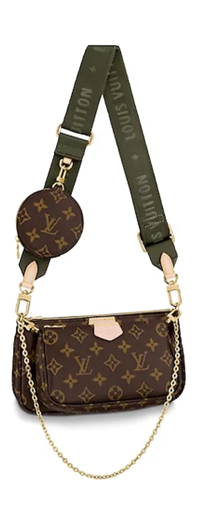 Louis Vuitton Multi Pochette Accessoires Monogram Canvas Bag Khaki (FW20) (M44813)