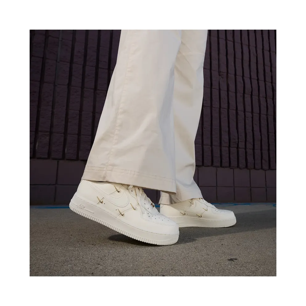 Nike Air Force 1 ’07 LX CN Sail Gold Mini Swooshes (FV3654-111)