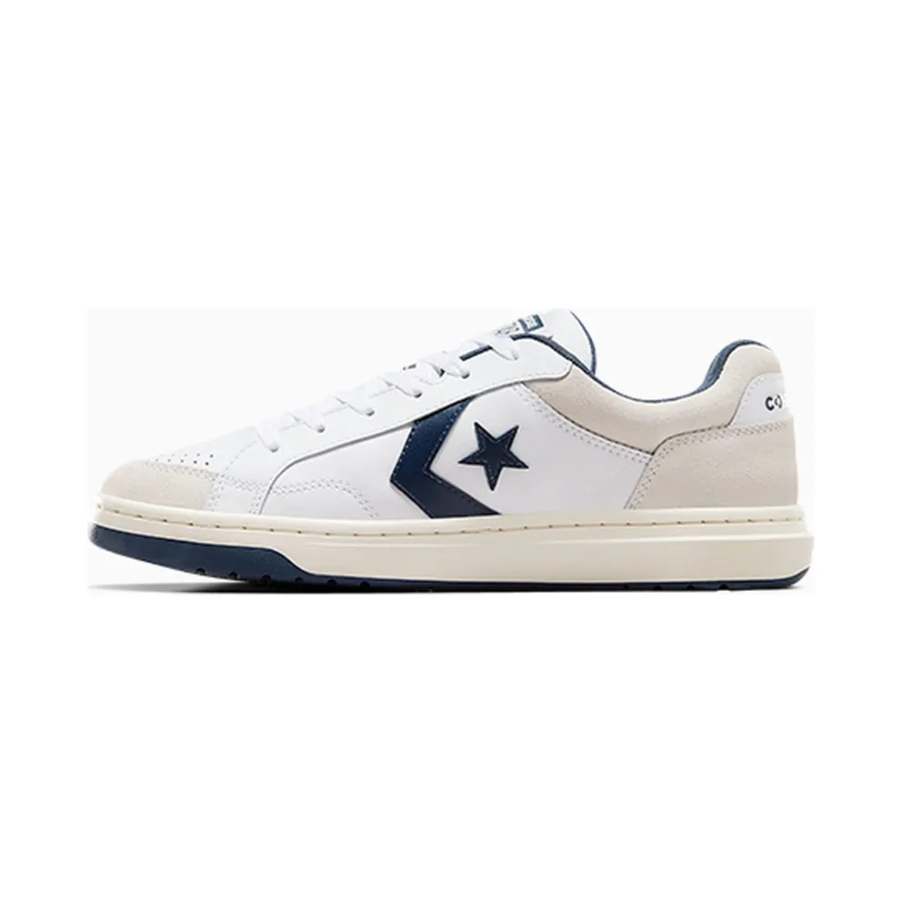 Converse Pro Blaze Classic Leather & Suede White/Navy/Vaporous Grey (A10124C)