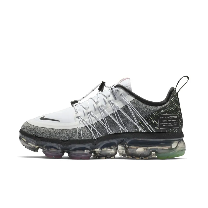 Nike  Air VaporMax Run Utility White Black (W) White/Lime Blast-Pink Foam-Black (AQ8811-101)