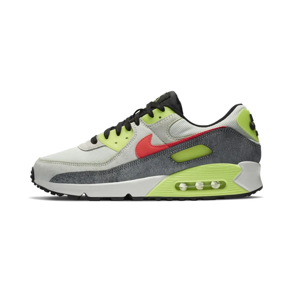 Nike Air Max 90 N7 (2020) Grey/Volt-Crimson-Black (CV0264-001)
