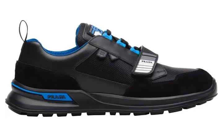 Prada Mechano Leather Black Blue