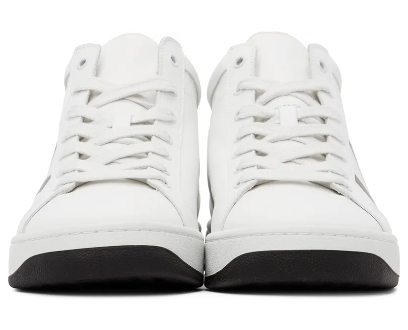 Kenzo White K-Logo Kourt High Sneakers (FB65SN370L50) (2)