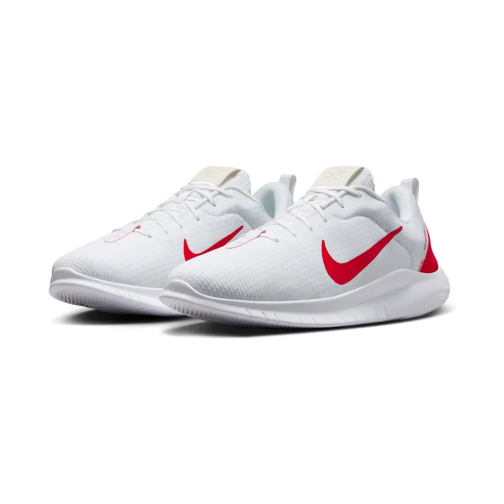 Nike Flex Experience Run 12 White University Red (DV0740-102)