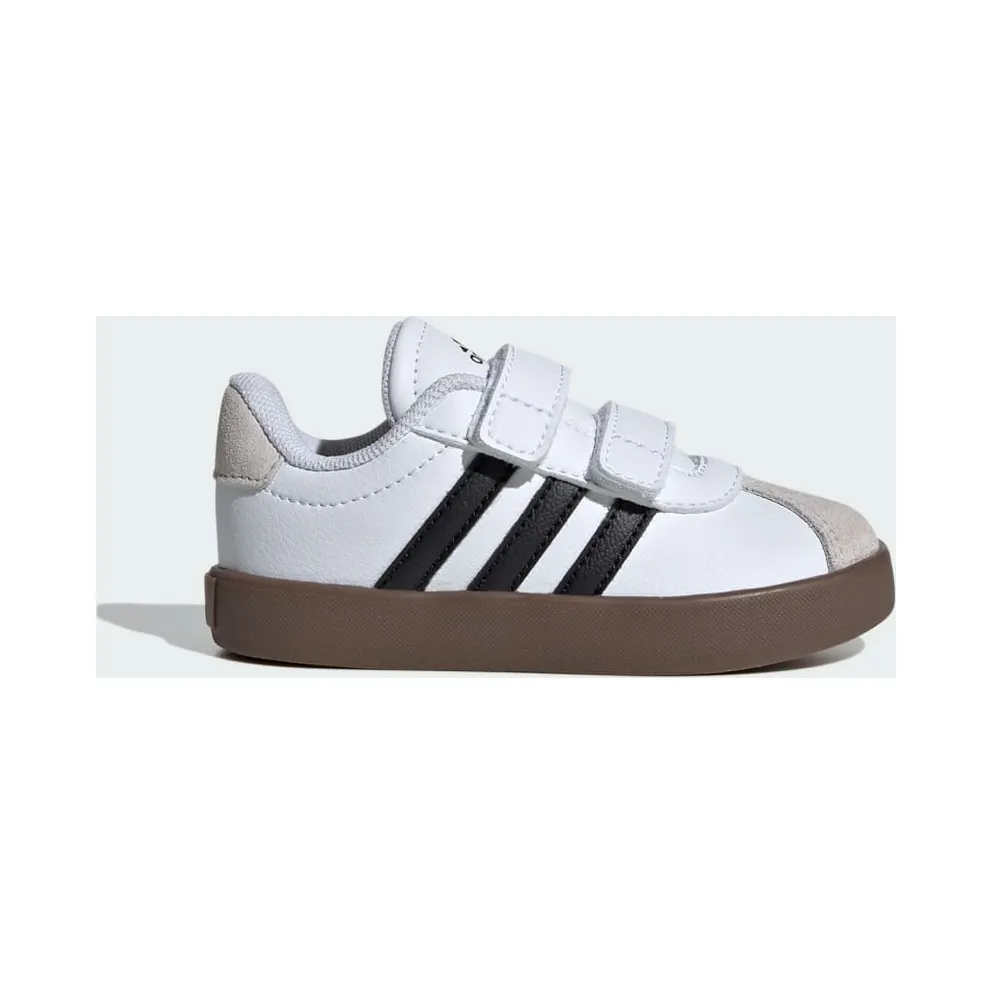 Adidas VL Court 3.0 Skateboardschuhe Kids Cloud White / Core Black / Grey One (ID9157)
