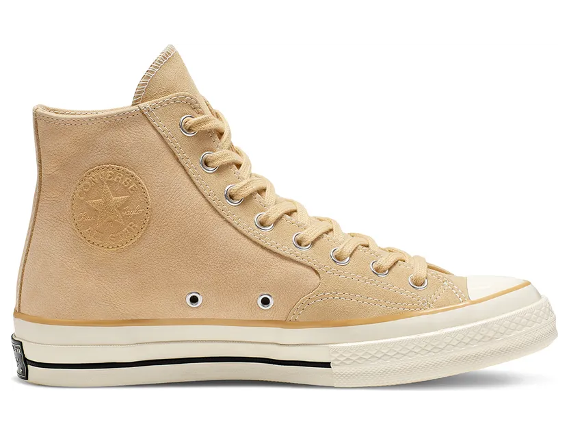 Converse Chuck 70 Leather High Top Pale Wheat/egret/black (164930C)