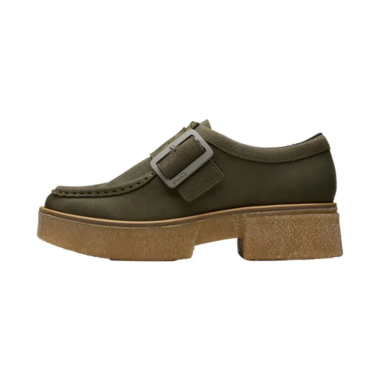 Clarks Linoso Monk “Dark Green Nubuck” (26178679)