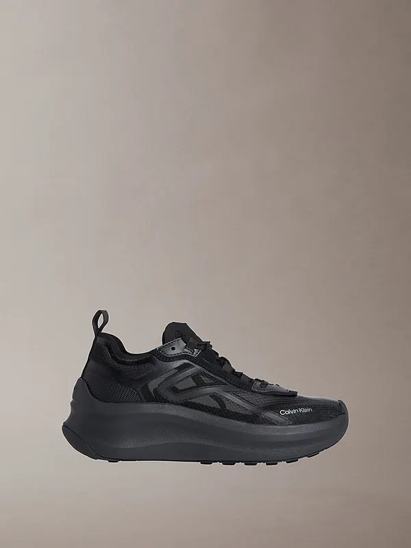 Calvin Klein Ck Volumax – Chunky Ck Stripe Runner “TRIPLE BLACK” (HW0HW030050GJ)