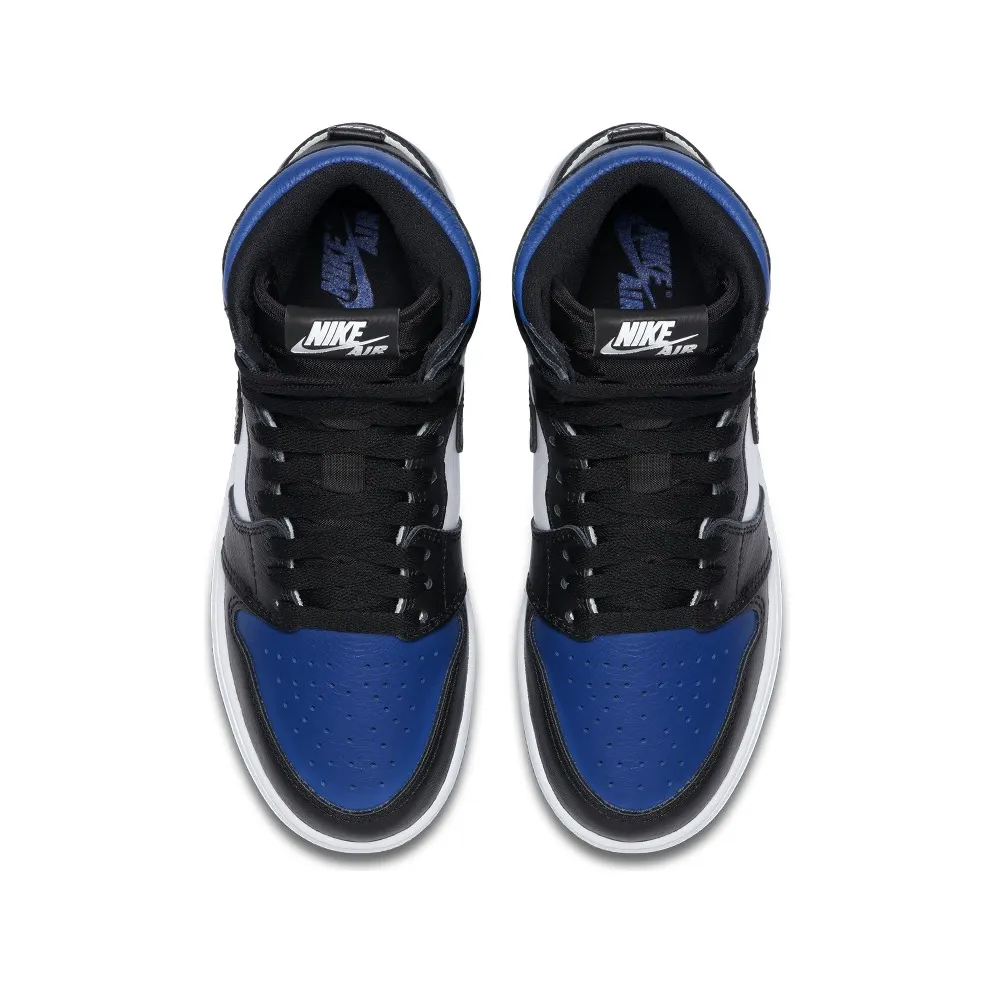 Jordan 1 Retro High Royal Toe (GS) Black/White-Game Royal-Black (575441-041)