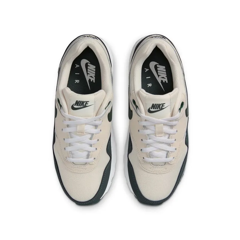Nike Air Max 1 GS “Pale Ivory White Bicoastal Vintage Green” (DZ3307-113)