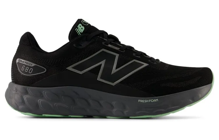 New Balance Fresh Foam 680v8 Waterproof Black Lab Green (M680WBK8)
