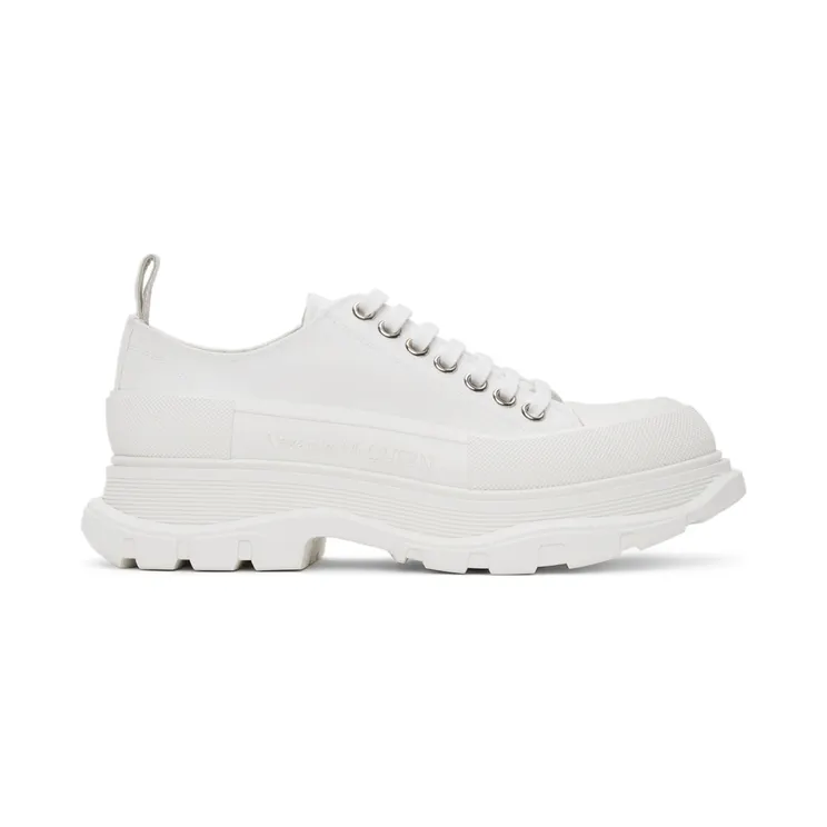 Alexander McQueen Black Tread Slick Sneakers (611705W4MV2)