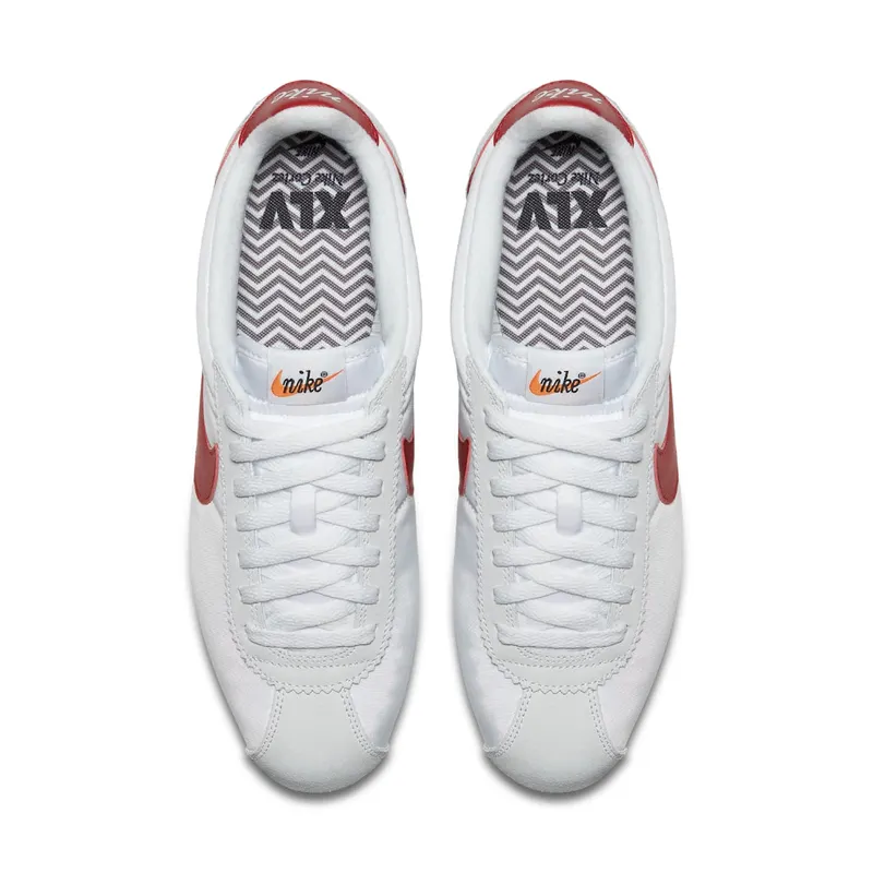 Nike Classic Cortez Premium Nylon Forrest Gump White/Varsity Red (876873-101)