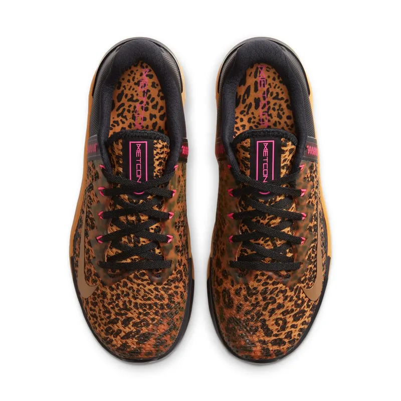 Nike Metcon 6 Cheetah (W) Black/Chutney-Gum Medium Brown-Metallic Gold (AT3160-096)