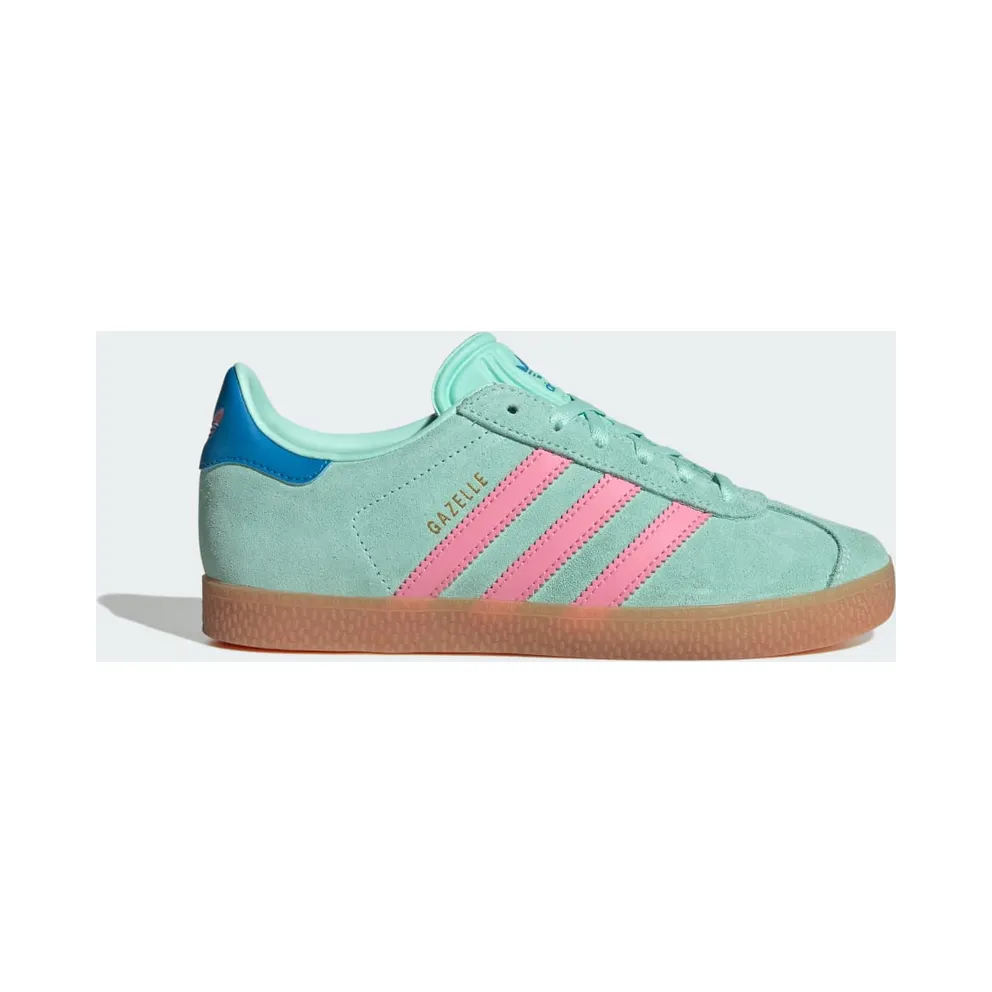 Adidas Gazelle Kids Clear Mint / Bliss Pink / Bright Blue (JP7125)
