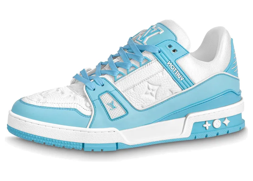 Louis Vuitton LV Trainer Low White Sky Blue (1AA6X4 / 1AA6X3 / 1AA6X1 / 1AA6YK)