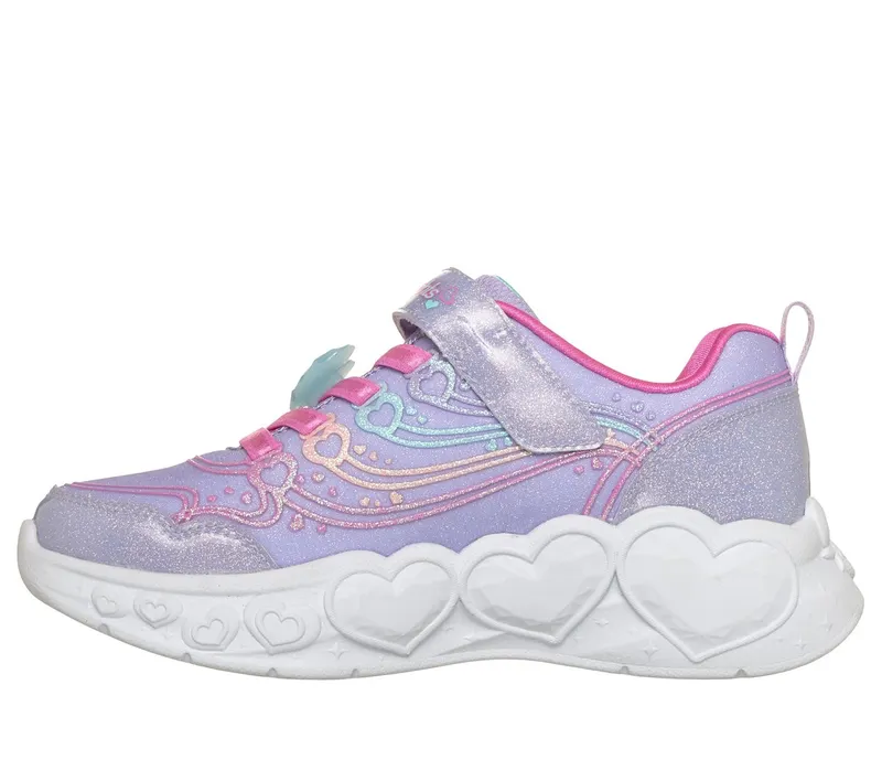 Skechers S-Lights: Enchanted Heart Lights Sneaker Lavendel