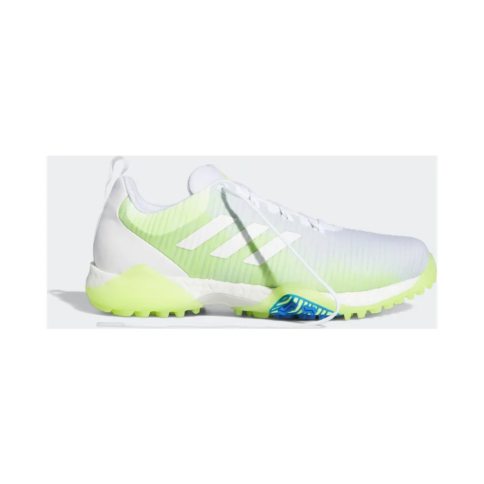 Adidas CodeChaos Golf Shoes Cloud White / Signal Green / Glow Blue (EE9101)