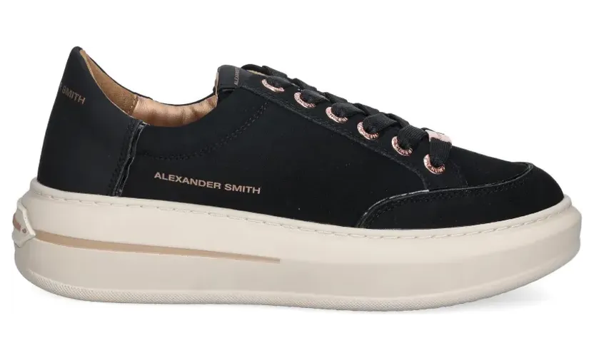 Alexander Smith Lancaster sneakers met ringlets – Zwart (ASBCLSW1753)