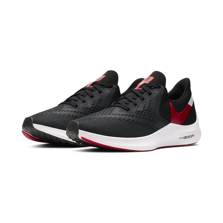 Nike Zoom Winflo 6 ‘University Red’ “Black / Anthracite / White / University Red” (AQ7497-008)
