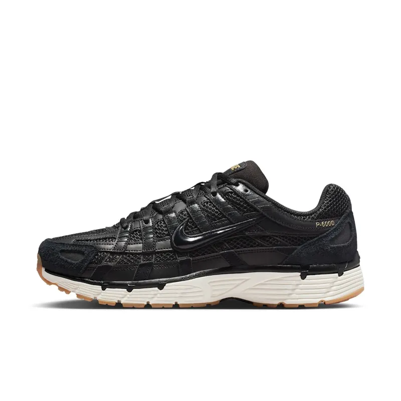Nike P-6000 “Black Metallic Gold Grain Sail” (HF0015-001)