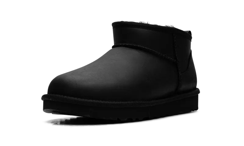 Ugg Classic Ultra Mini Leather “Black” (1174210-BLK)