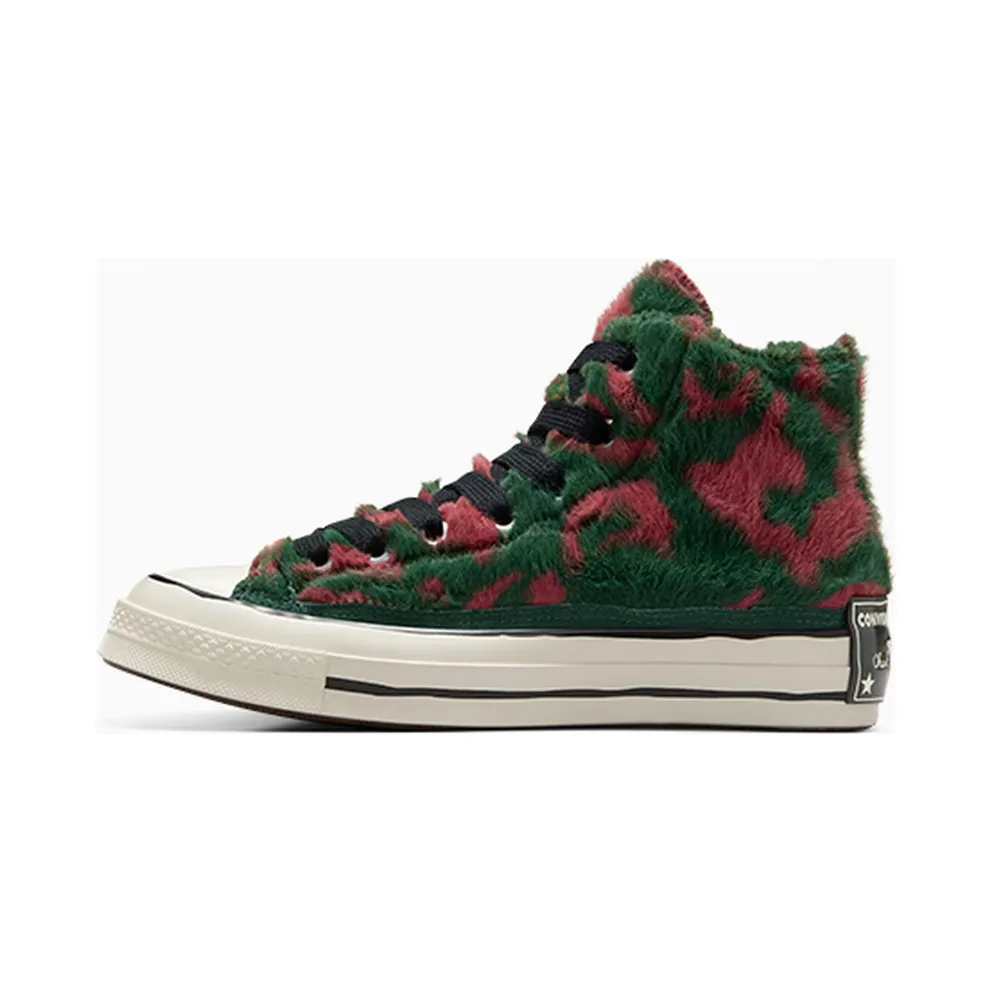 Converse Chuck 70 Luxe Plush Astrodust/Green Envy/Egret (A09503C)