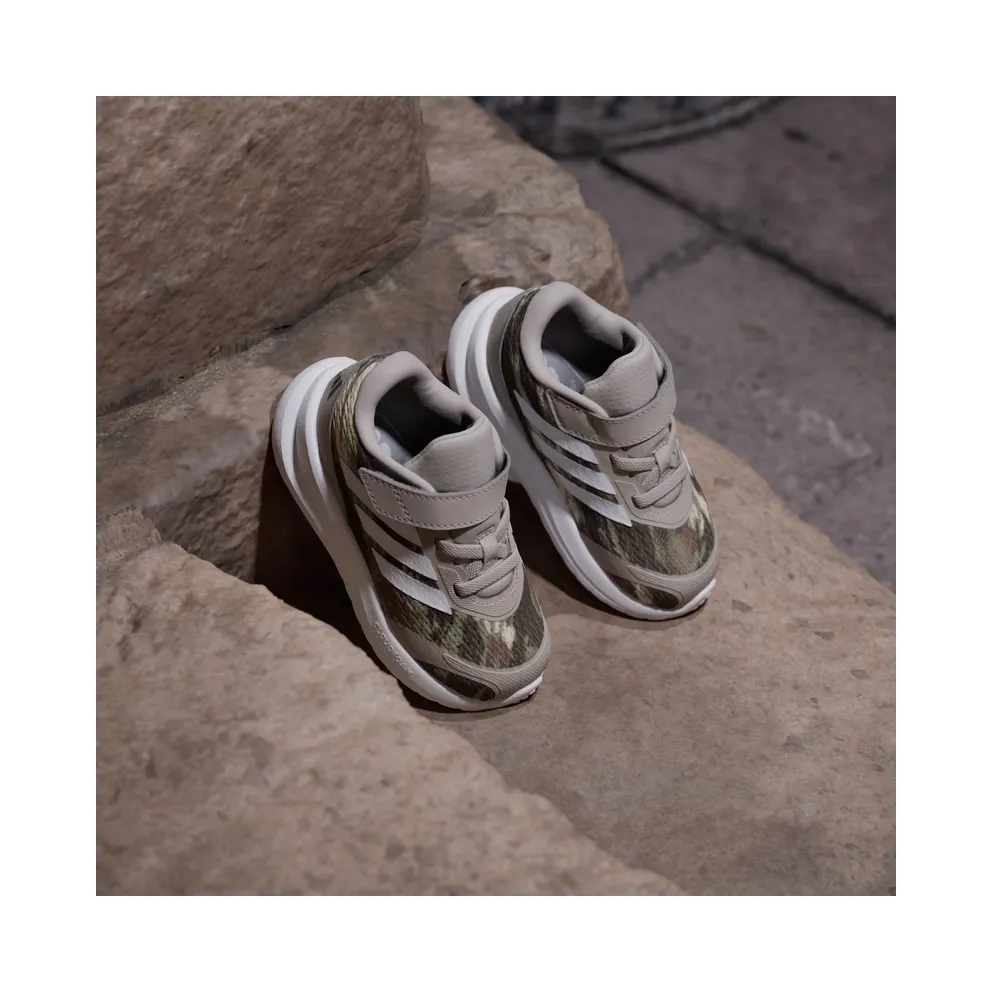 Adidas RUNFALCON 6 Shoes PEUTERS Light Brown / Cloud White / Dark Brown (KI0045)