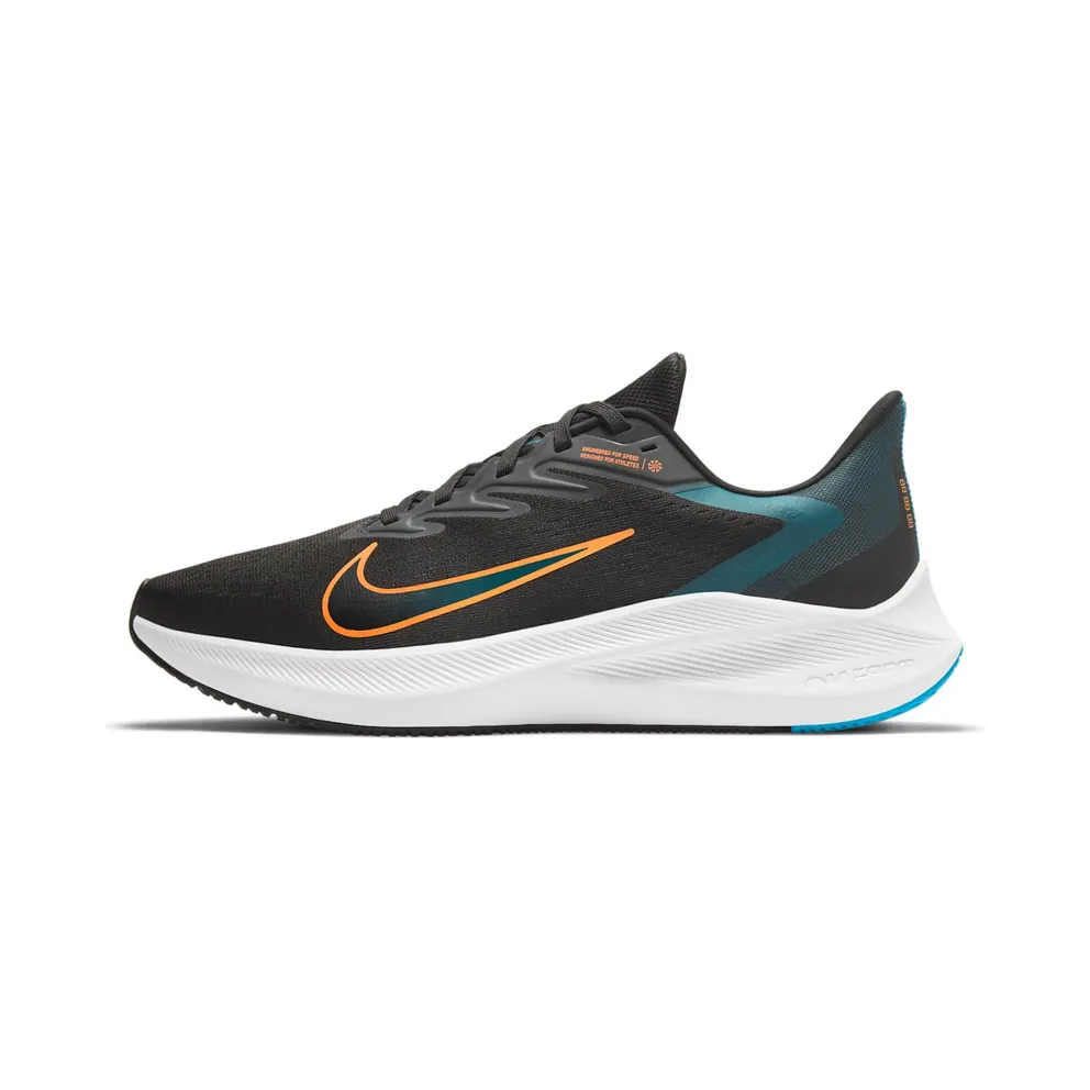 Nike Air Zoom Winflo 7 Black Atomic Orange (CJ0291-013)