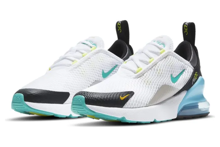 Nike Air Max 270 White Hyper Jade (PS) (DJ4605-100)