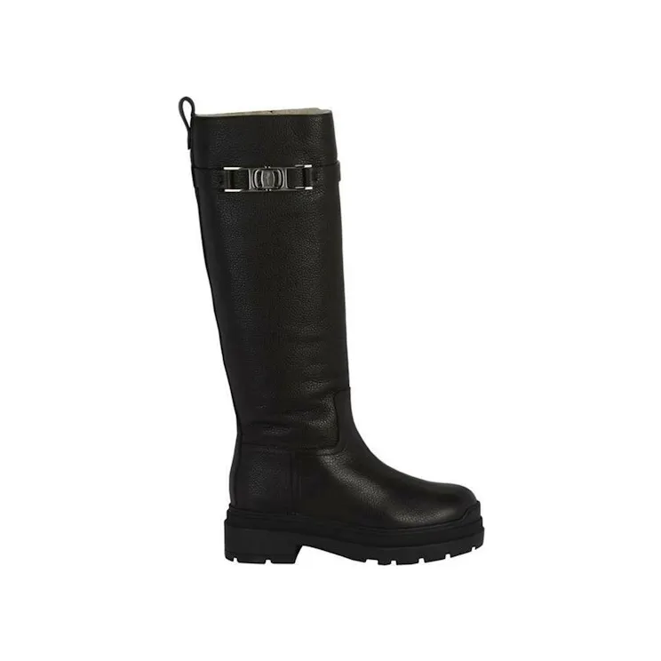 Ferragamo Ryder F Knee-High Boots Purple (01D641-756188)