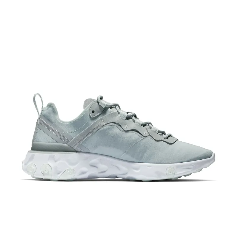 Nike React Element 55 Wolf Grey Ghost Aqua (W) Wolf Grey/White-Ghost Aqua (BQ2728-005)