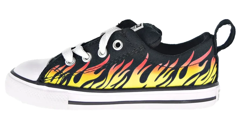 Converse Chuck Taylor AS Street Slip “Into The Flames” TD “Black/Yellow” (766302F)
