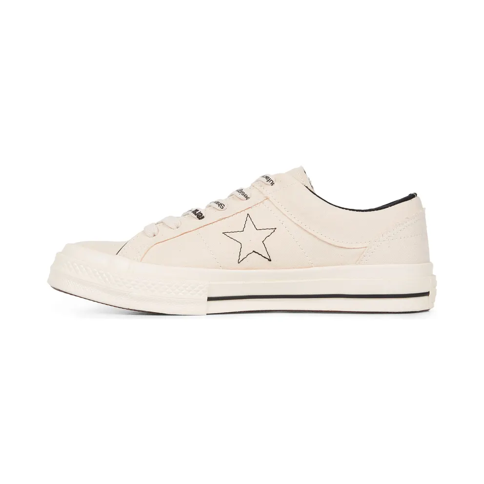 Converse One Star Ox Midnight Studios Egret/Egret-Black (162124C)