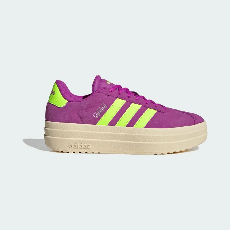 Adidas VL Court Bold Flash Pink / Lucid Lemon / Silver Metallic (JI1785)