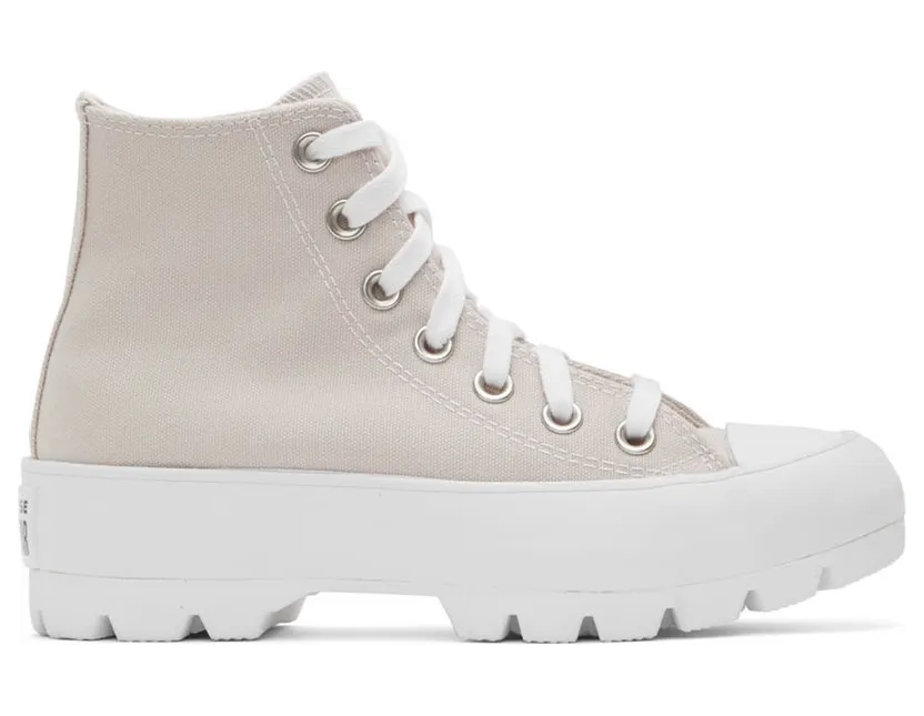 Converse Beige Chuck Taylor All Star Lugged High Sneakers (A01656C)